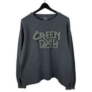 Mens Y2K Cinder Block X Green Day Rock Band Waffle Knit Shirt Size XL